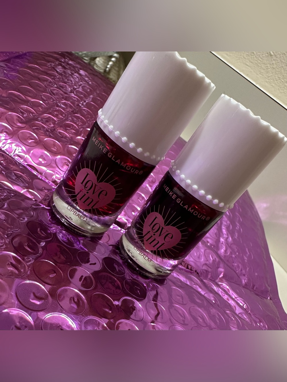 Meike Glamour Love Tint Lip Stain — shades 4 & 5